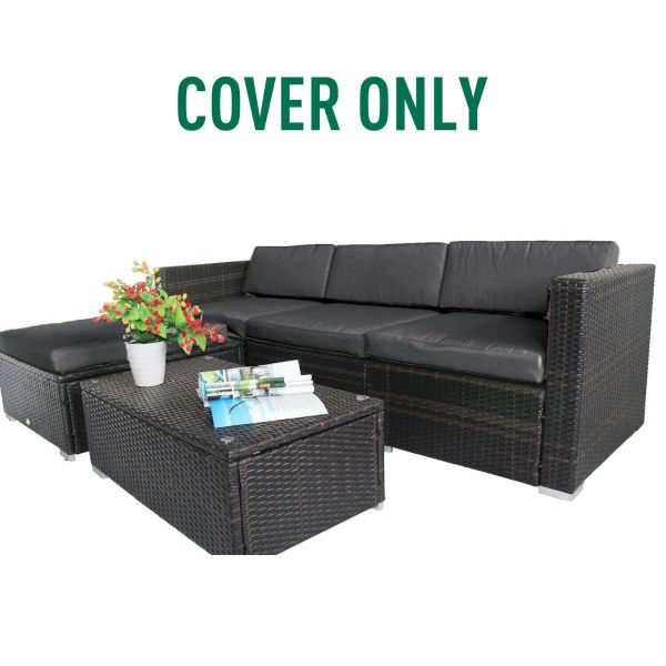 Garden Rattan Replacement Furniture Seat Cover Cushion Cover Dark Grey