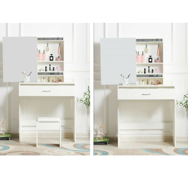 large mirrored dressing table