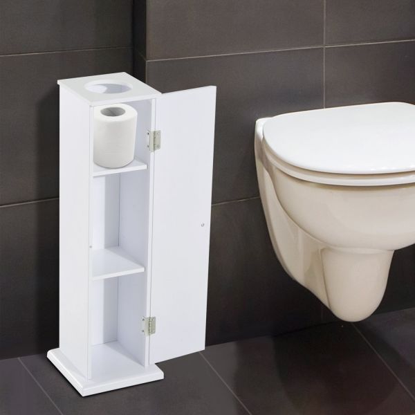 Toilet Roll Storage White