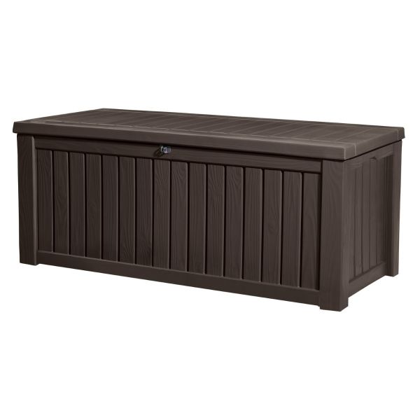 Keter Rockwood Outdoor Brown Storage Box