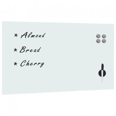 Wall Mounted Magnetic Board Glass 120x60 cm