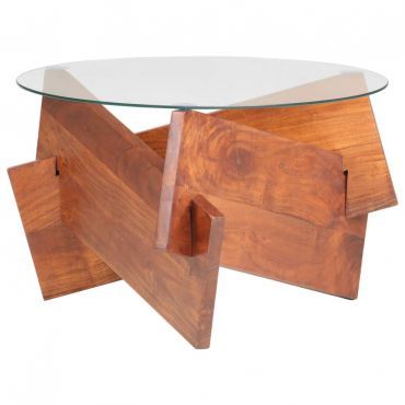 Coffee Table 60 cm Solid Acacia Wood
