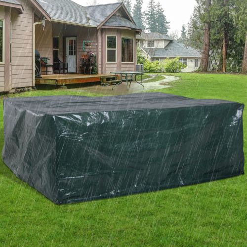 Garden Furniture Large Waterproof Cover Set - Dark Green