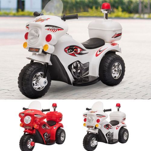 Electric Trike Toys Kids Motorcycle 6V Battery Powered - 2 Colours