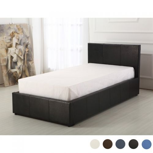 Faux Leather BedsSingle, Double Leather Beds with Storage
