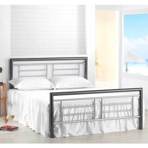 Birlea Montana Chrome & Nickel Metal Bed Frame